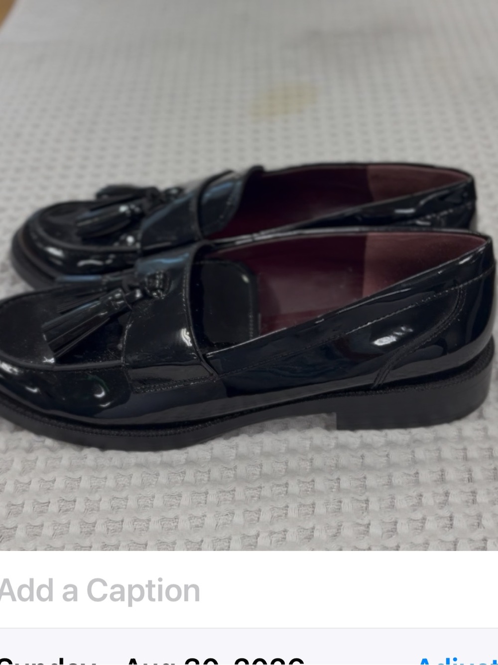 Franco Sarto Black Patent Tassel Loafers for Women Size 9 MSRP $109.00 - Picture 6 of 9